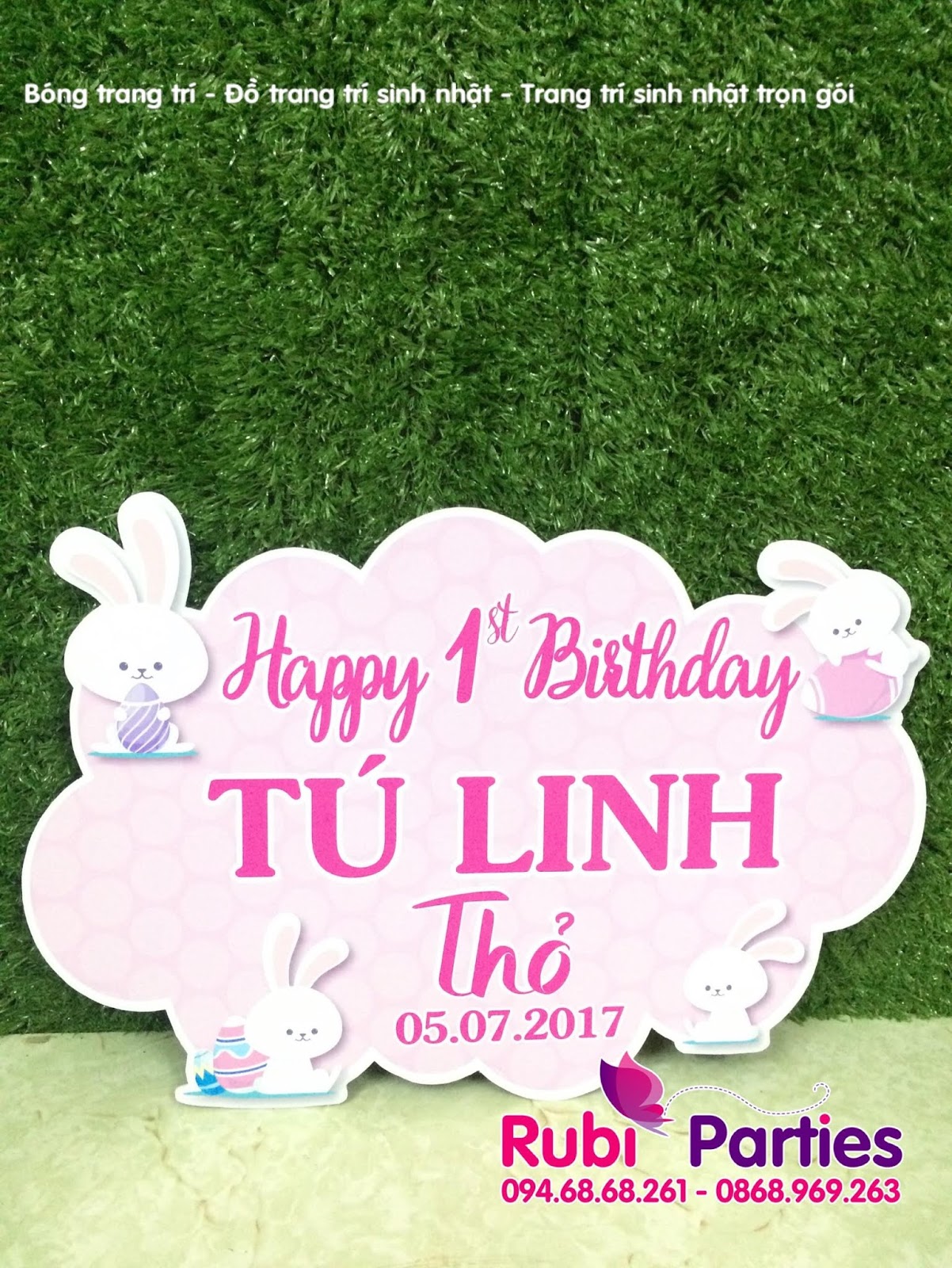 Banner sinh nhật bảng tên sinh nhật cho bé trai bé gái Trang trí sinh nhật  thôi nôi đầy tháng  Shopee Việt Nam