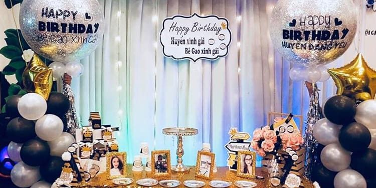 Mẫu phụ kiện trang trí tiệc thôi nôi cho bé trọn gói